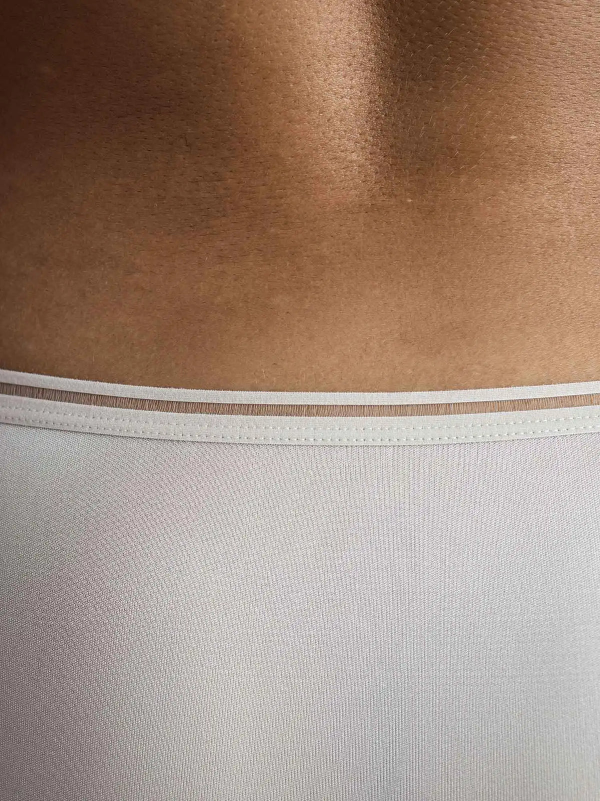 100% Mulberry Silk Seamless Ultra-Smooth Mesh Edge Panty