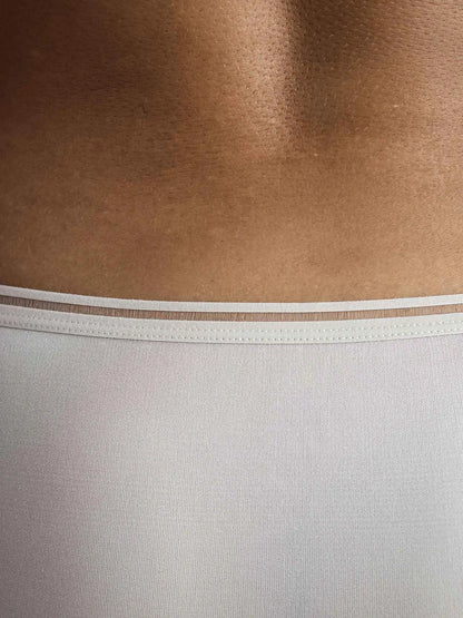 100% Mulberry Silk Seamless Ultra-Smooth Mesh Edge Panty