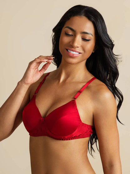 100% Mulberry Silk Classic Full Bra with Adjustable Straps