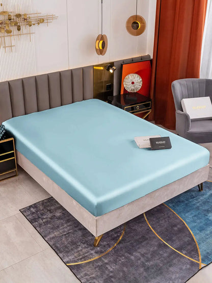 19Momme Mulberry Silk Seamless Fitted Sheet