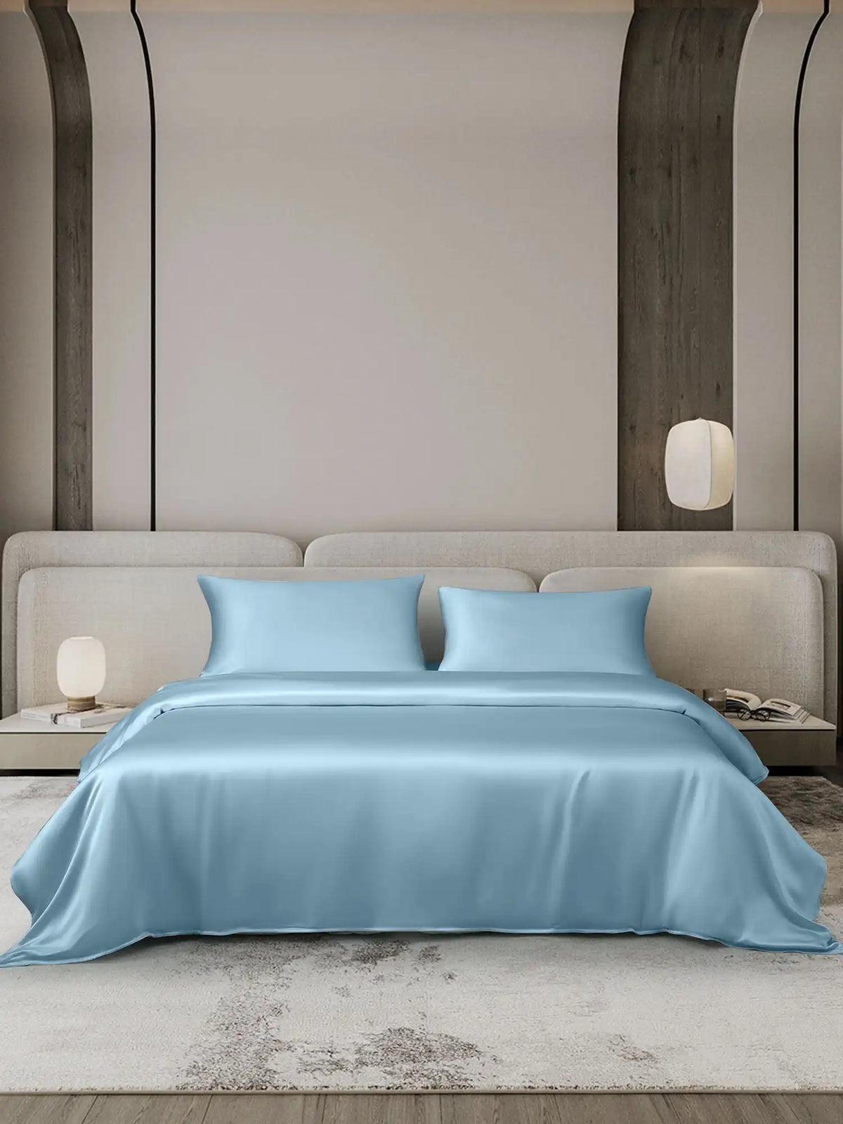 19Momme 3Pcs Silk Set Duvet Cover+2x Pillowcases