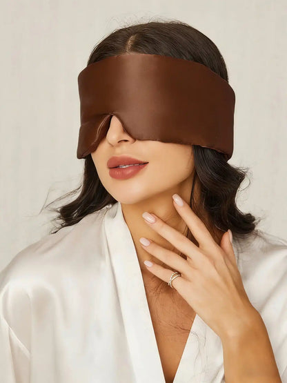 100% Mulberry Silk One Piece Silk Sleep Eye Mask With Velcro