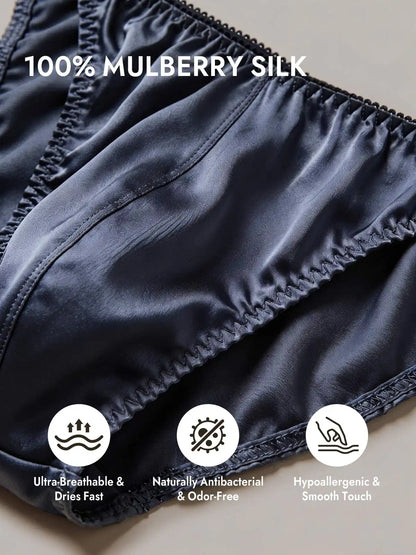 100% Mulberry Silk String Men's Underwear
