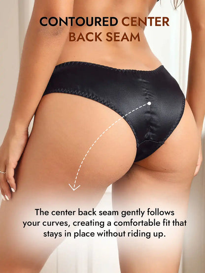 100% Mulberry Silk Briefs Comfy Breathable Panty
