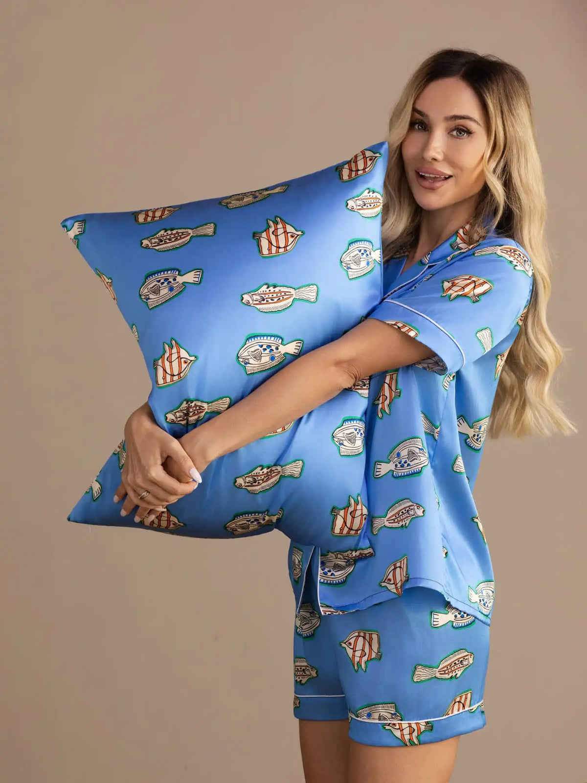 19 Momme Artistic Printed 100% Mulberry Silk Pillowcase – Envelope Closure