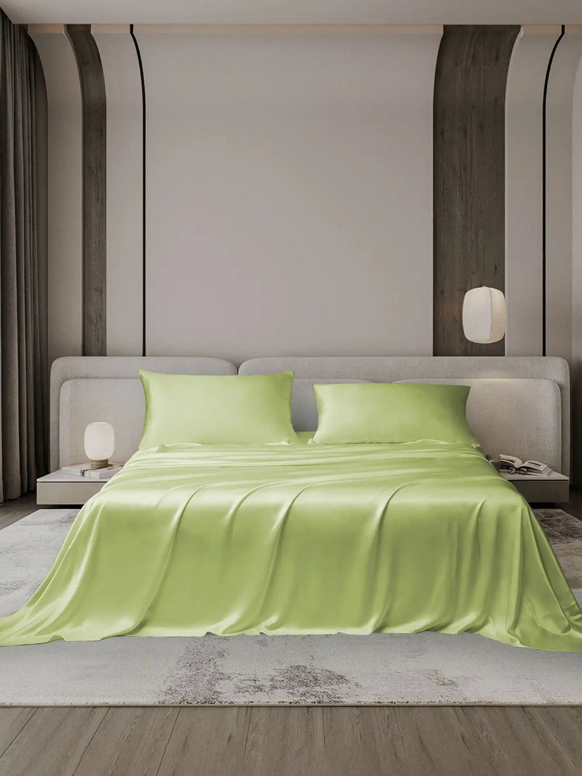 19Momme 3Pcs Silk Set Flat Sheet+2x Pillowcases