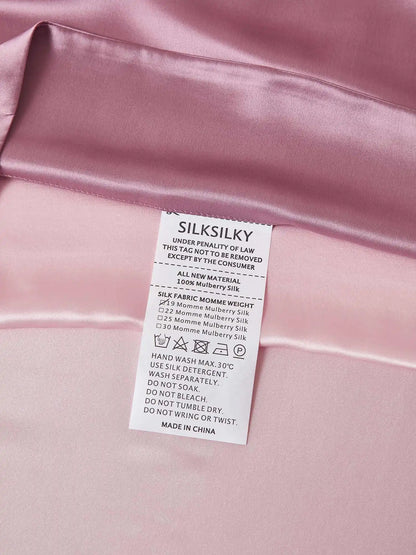 19Momme 3Pcs Silk Set Fitted Sheet+2x Pillowcases