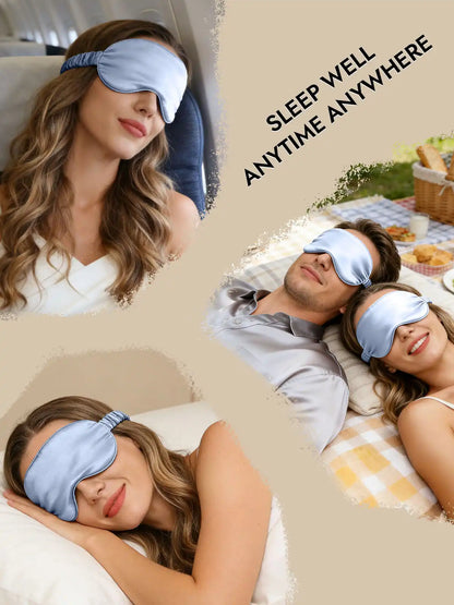 100% Mulberry Silk Sleep Eye Mask with Elastic Band