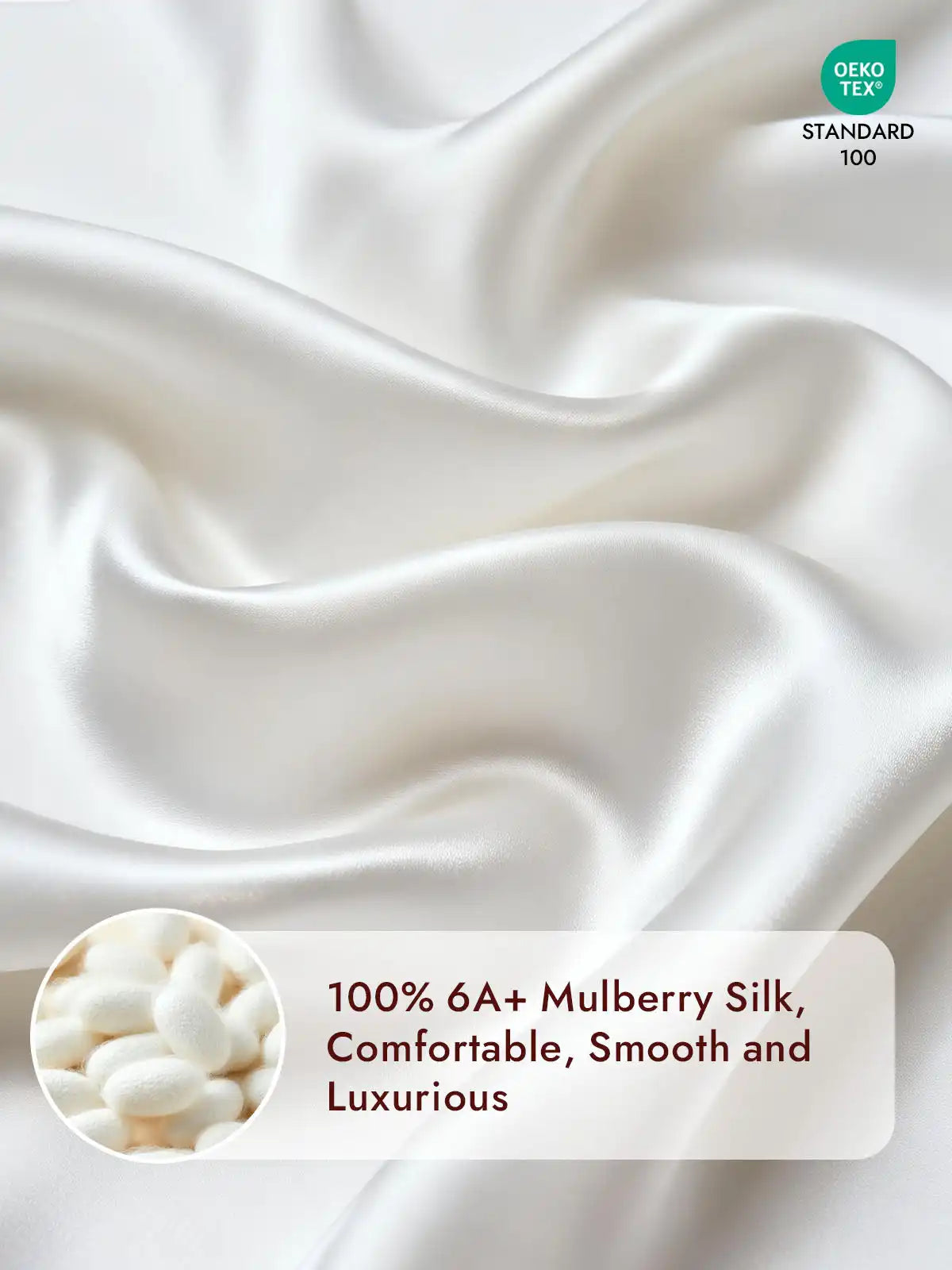 25Momme Mulberry Silk Seamless Duvet Cover (WITHOUT PILLOWCASES)