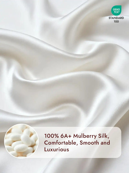 25Momme Mulberry Silk Seamless Duvet Cover (WITHOUT PILLOWCASES)