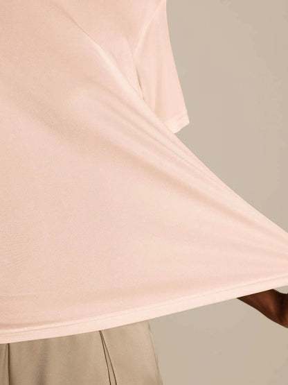 Clearance - Silk Jersey Short Sleeve Round Neck Women's T-Shirt