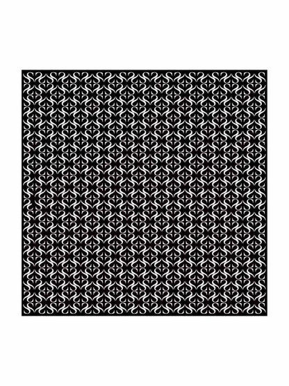 100% Mulberry Silk S Square Scarf - Size 90x90cm