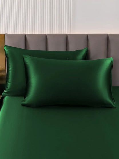 2Pcs 22Momme 100% Silk Pillowcases Bundle - Hidden Zipper