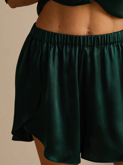100% Mulberry Silk Casual Womens Shorts