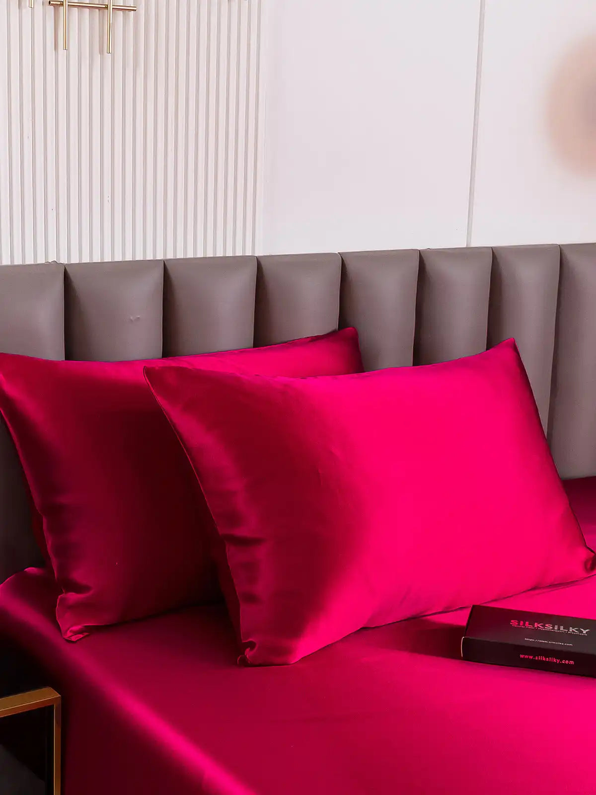 2Pcs 19Momme 100% Mulberry Silk Pillowcases Bundle - Envelope