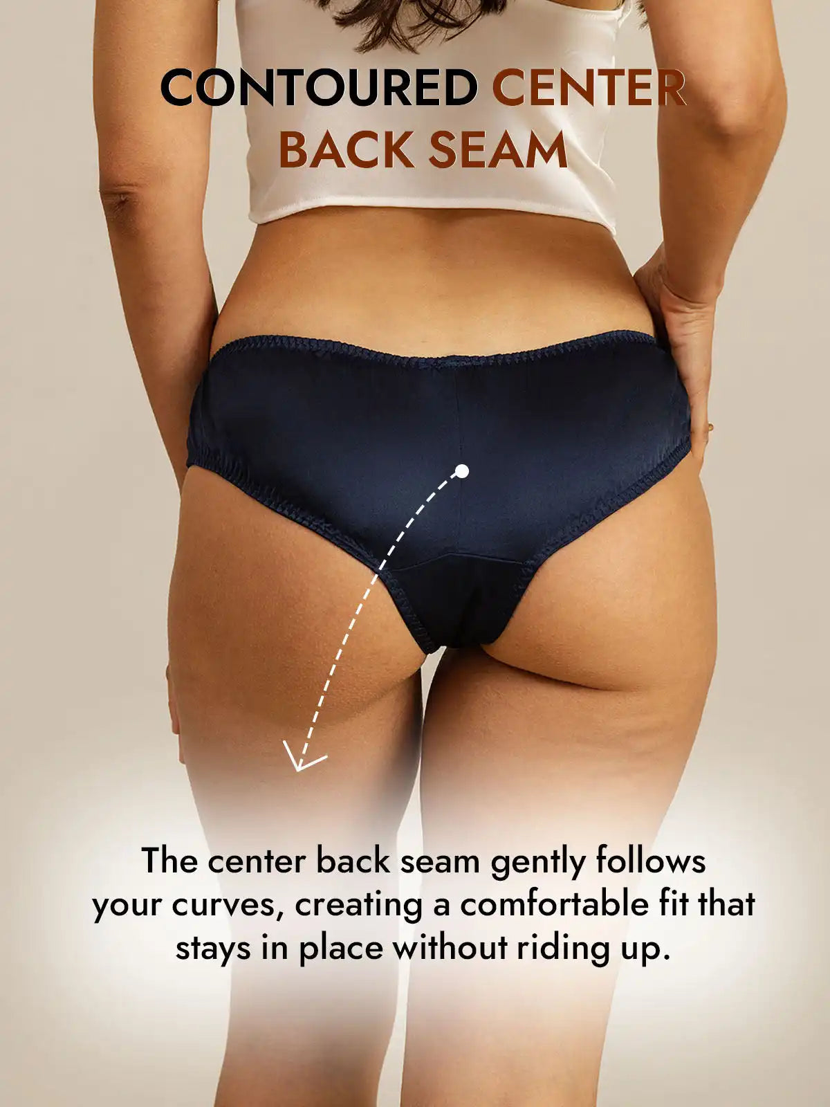 100% Mulberry Silk Briefs Comfy Breathable Panty