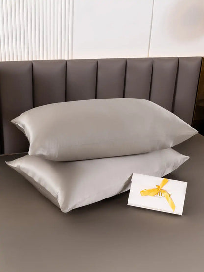 2Pcs 19Momme 100% Mulberry Silk Pillowcases Bundle - Envelope