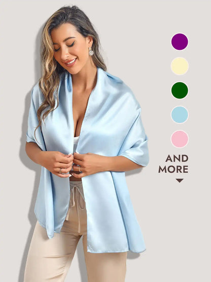 100% Mulberry Silk Long Scarf/Shawl 170x53cm