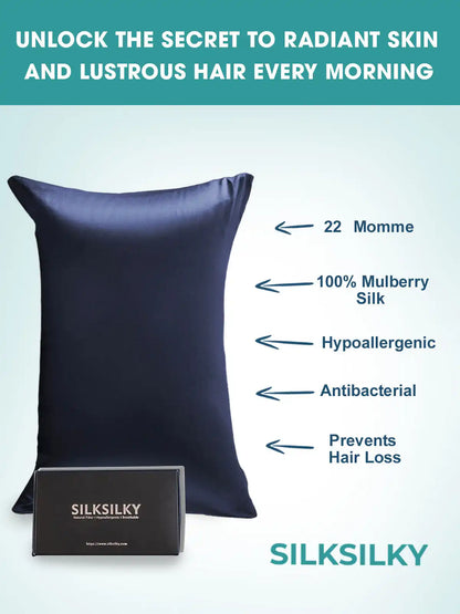 22Momme 100% Mulberry Silk Pillowcase - Envelope Closure