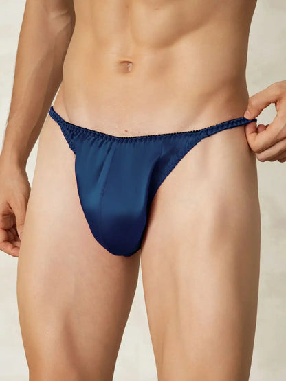 100% Mulberry Silk String Men's Underwear