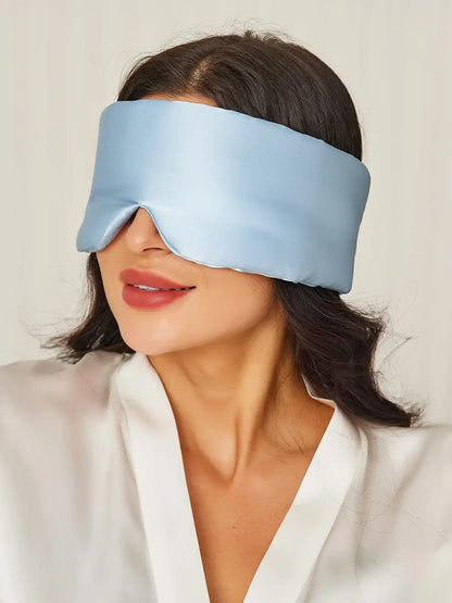 100% Mulberry Silk One Piece Silk Sleep Eye Mask With Velcro