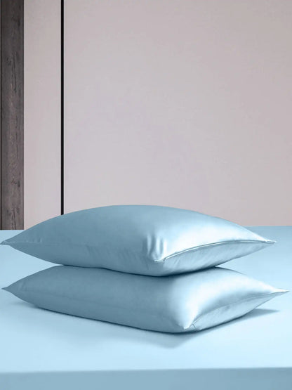 19Momme 4Pcs Silk Set Duvet Cover+Flat Sheet+2x Pillowcases