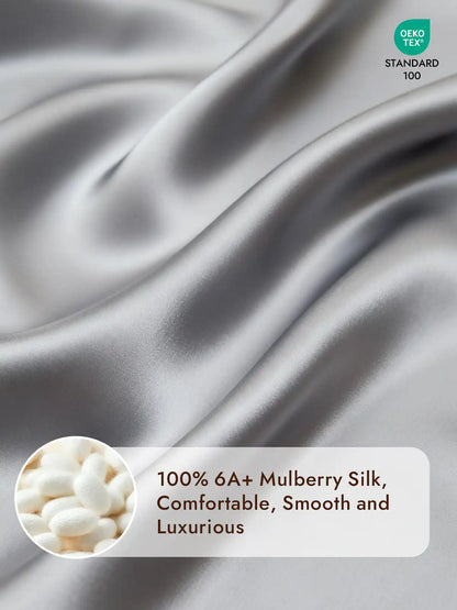 25Momme Mulberry Silk Seamless Duvet Cover (WITHOUT PILLOWCASES)