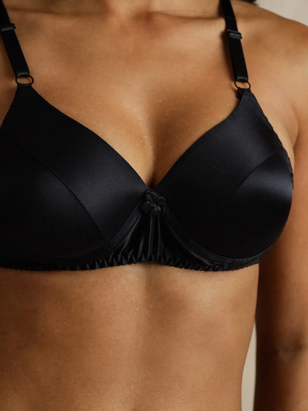100% Mulberry Silk Classic Full Bra with Adjustable Straps