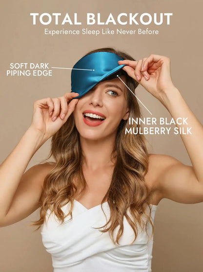 100% Mulberry Silk Elastic Band Sleep Eye Mask