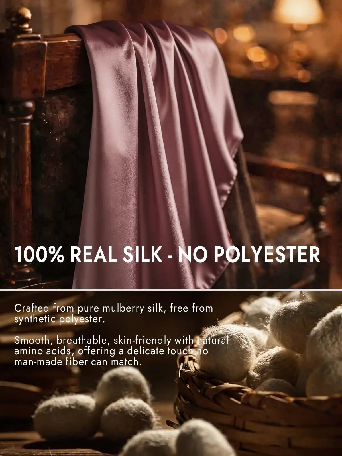 100% Mulberry Silk Long Scarf/Shawl 170x53cm