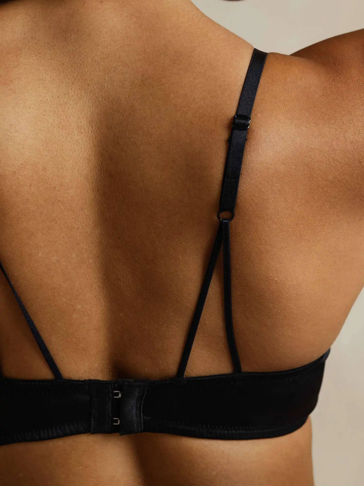 100% Mulberry Silk Classic Lace Trim Wireless Bra