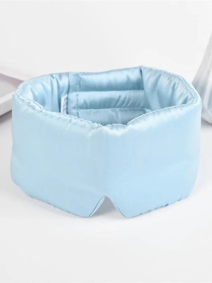 100% Mulberry Silk One Piece Silk Sleep Eye Mask With Velcro