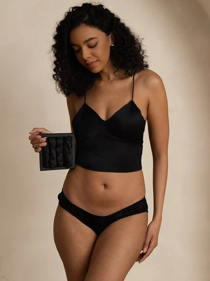 4Pcs Multi-color 100% Mulberry Silk Panties (Bra NOT Included)