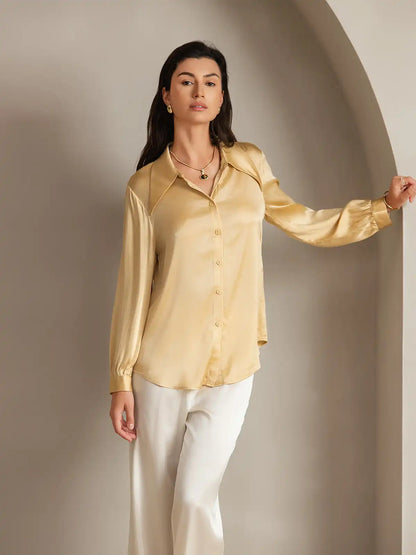 Clearance - Silk Classic Daily Basic Shirt