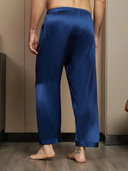 Clearance - 100% Mulberry Silk Long Relaxed Pajama Pants