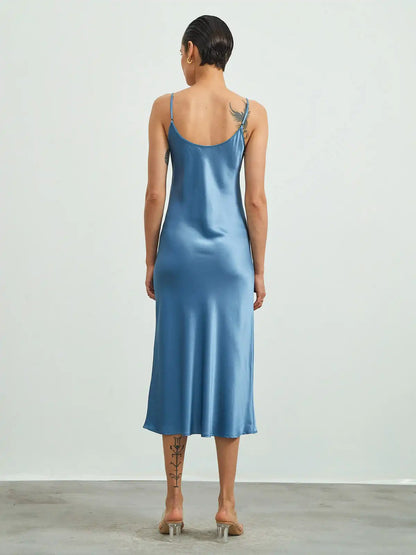Clearance - 22Momme Long Maxi Silk Slip Dress