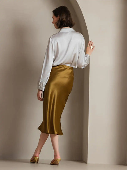 Clearance - Silk Classic Daily Basic Shirt