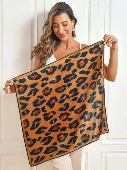 100% Mulberry Silk Printed Square Scarf 68x68cm/26.8