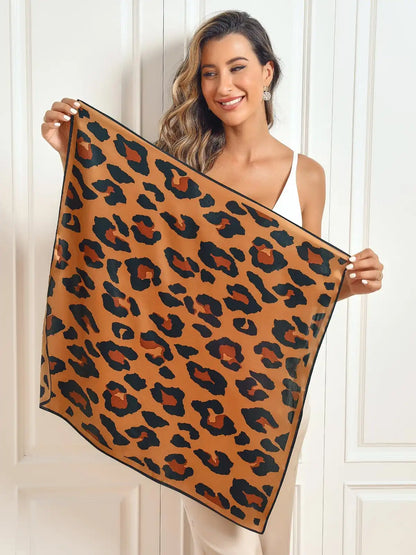 100% Mulberry Silk Printed Square Scarf 68x68cm/26.8