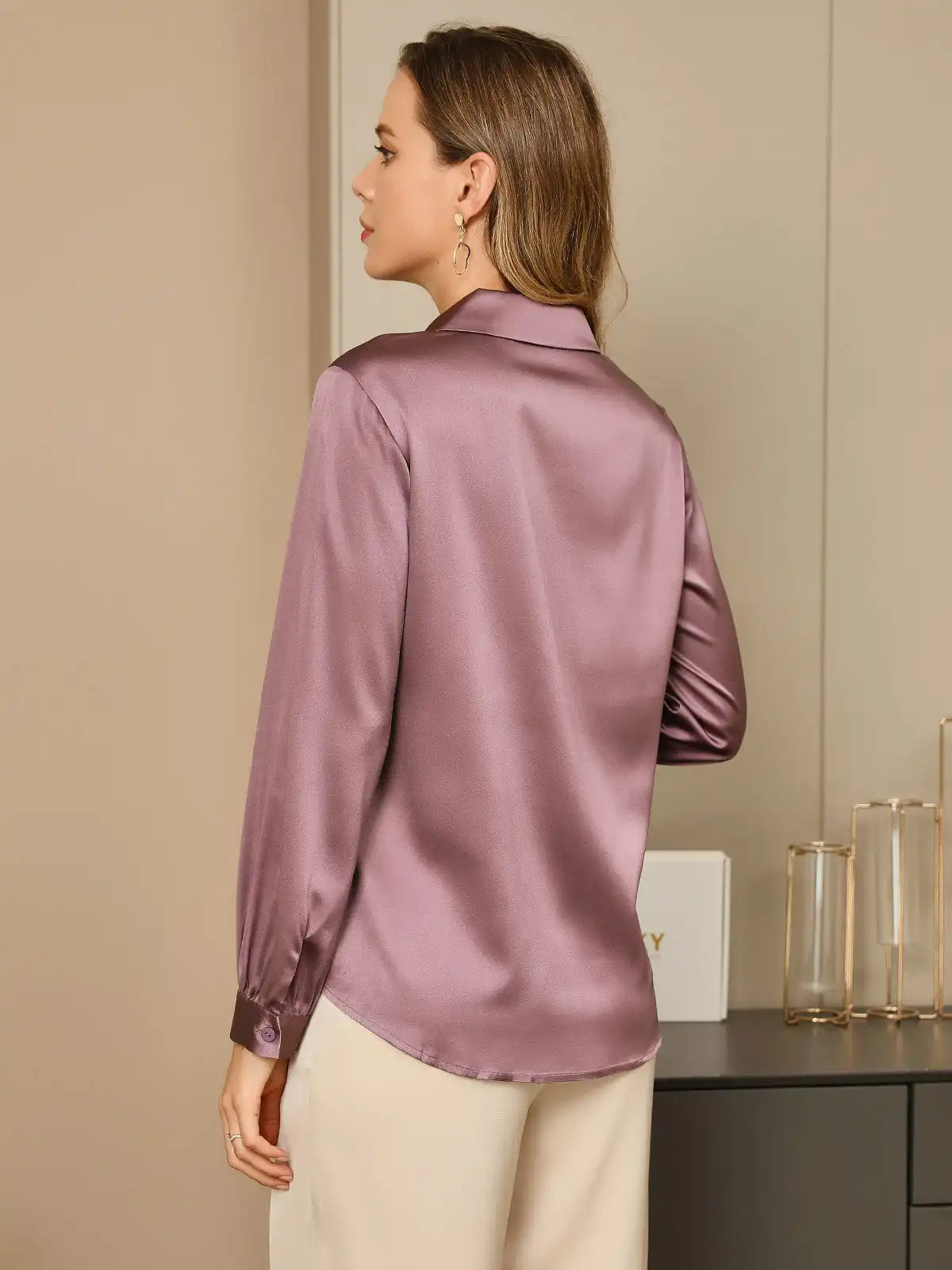 Clearance - Silk Classic Daily Basic Shirt