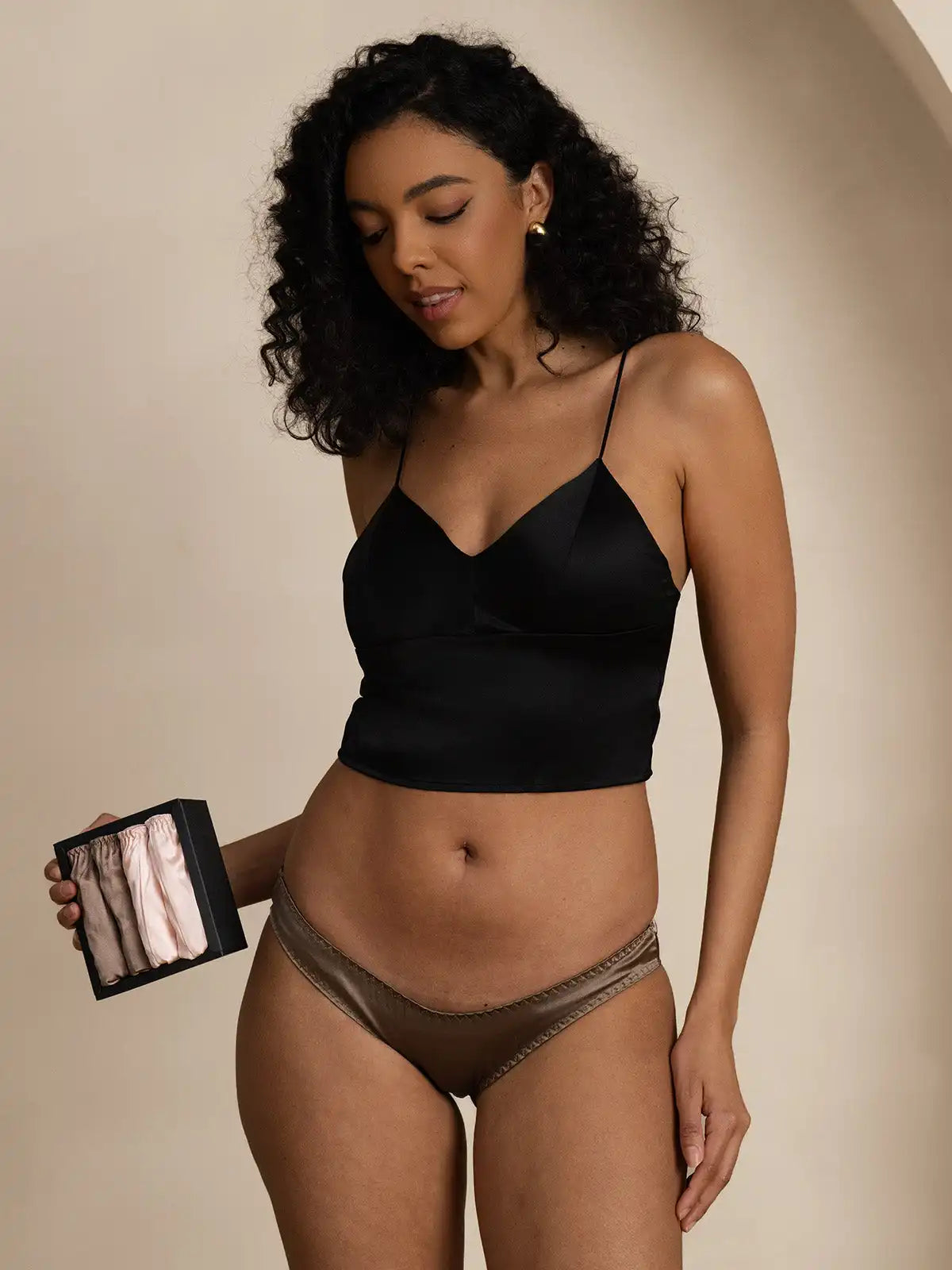 4Pcs Multi-color 100% Mulberry Silk Panties (Bra NOT Included)
