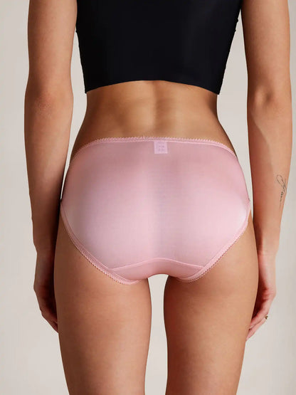 100% Mulberry Silk Bikini Panty with Bow Detail