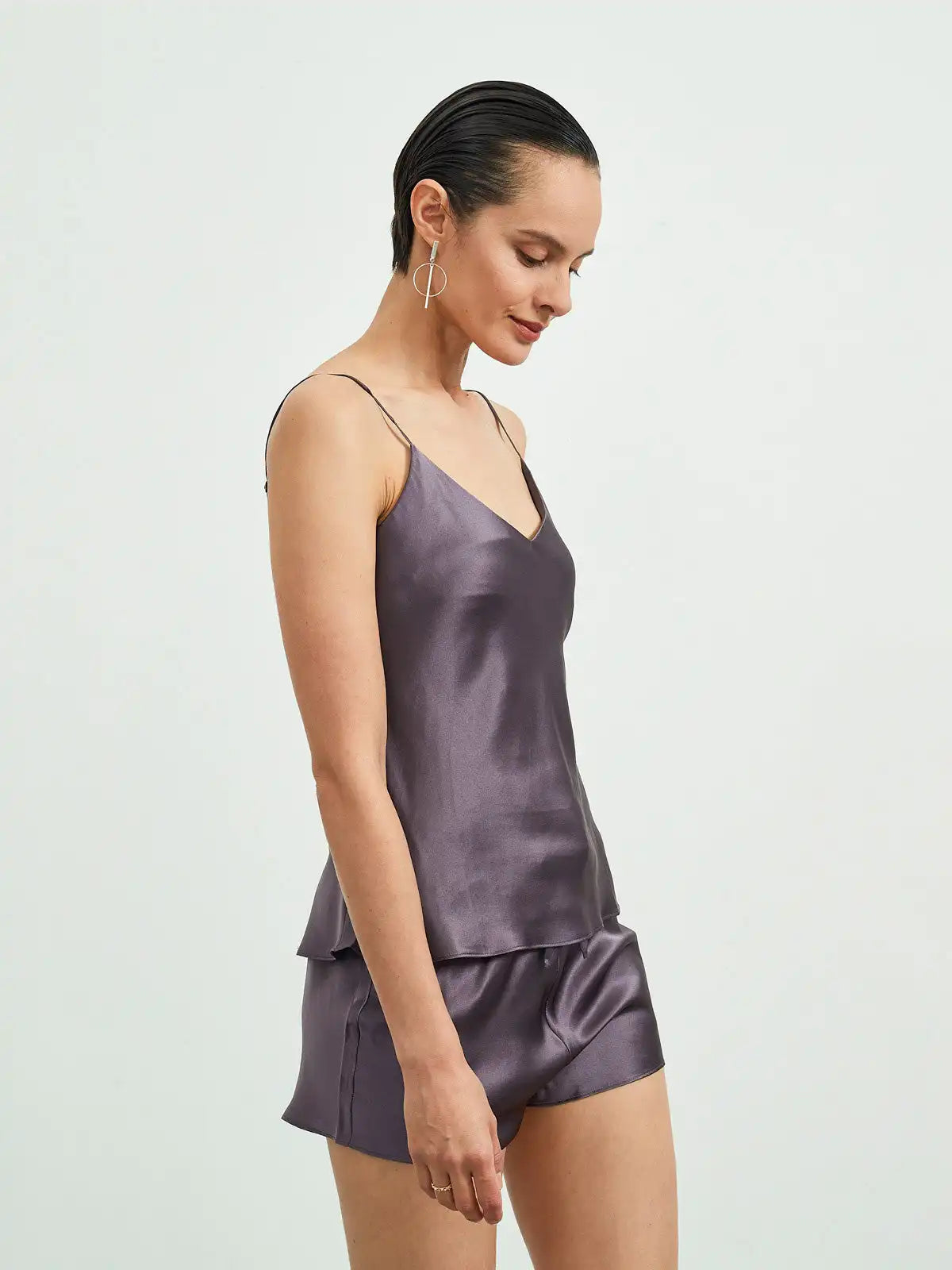 Clearance - 22Momme Silk Camisole & Sleep Shorts Set