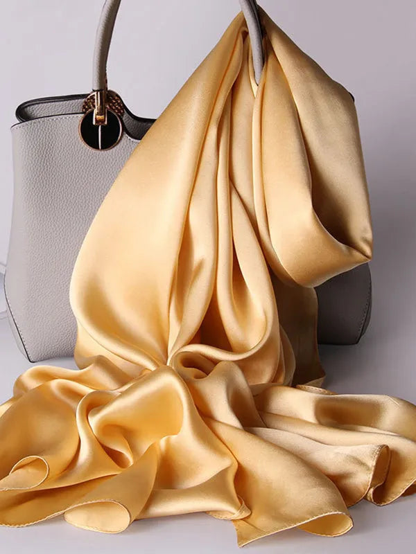 100% Mulberry Silk Long Scarf/Shawl 170x53cm