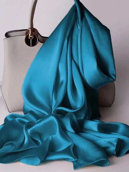 100% Mulberry Silk Long Scarf/Shawl 170x53cm