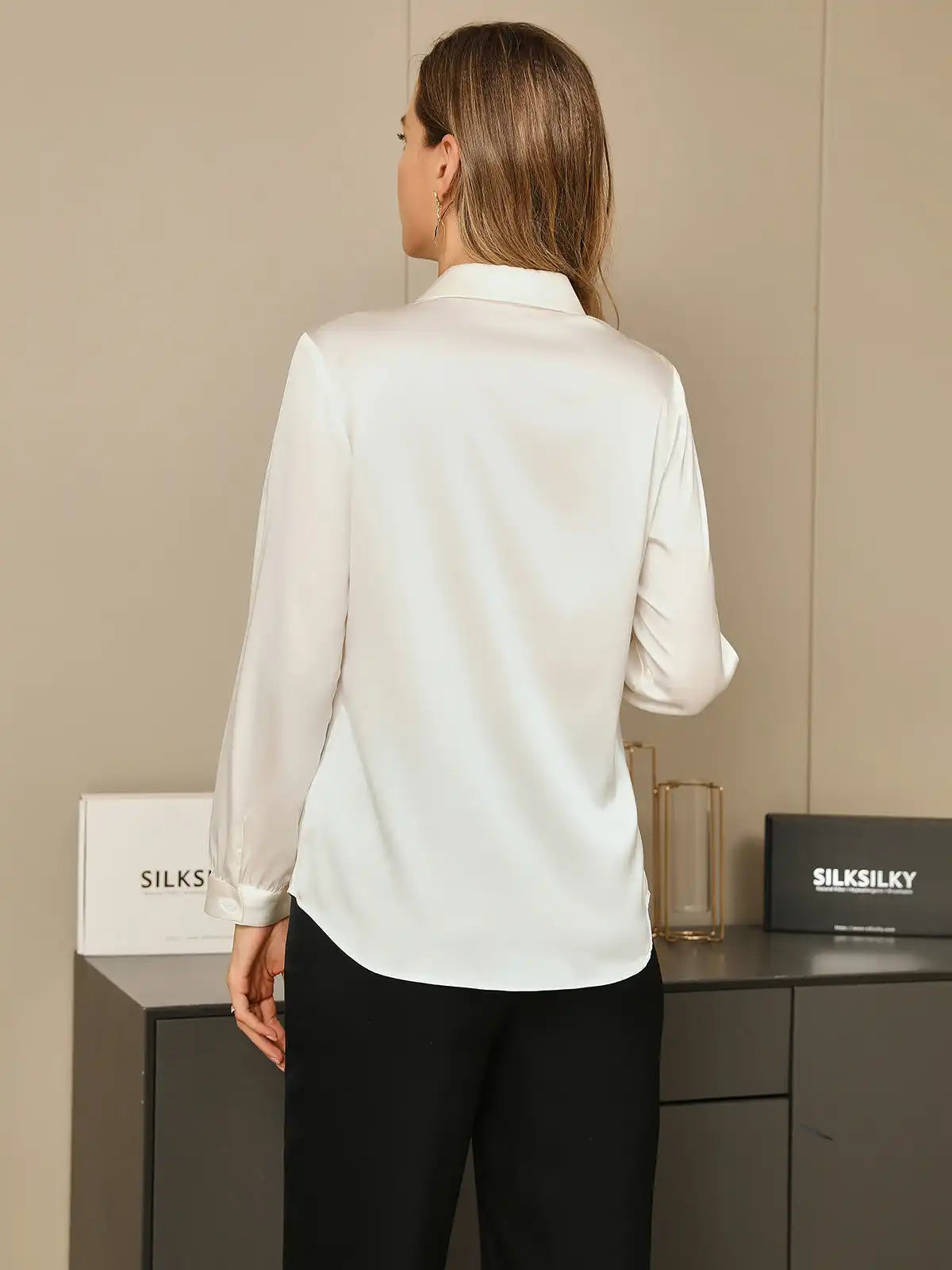Clearance - Silk Classic Daily Basic Shirt