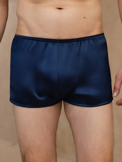 100% Mulberry Silk Men‘s Ultra Soft Comfy Boxer Underwear