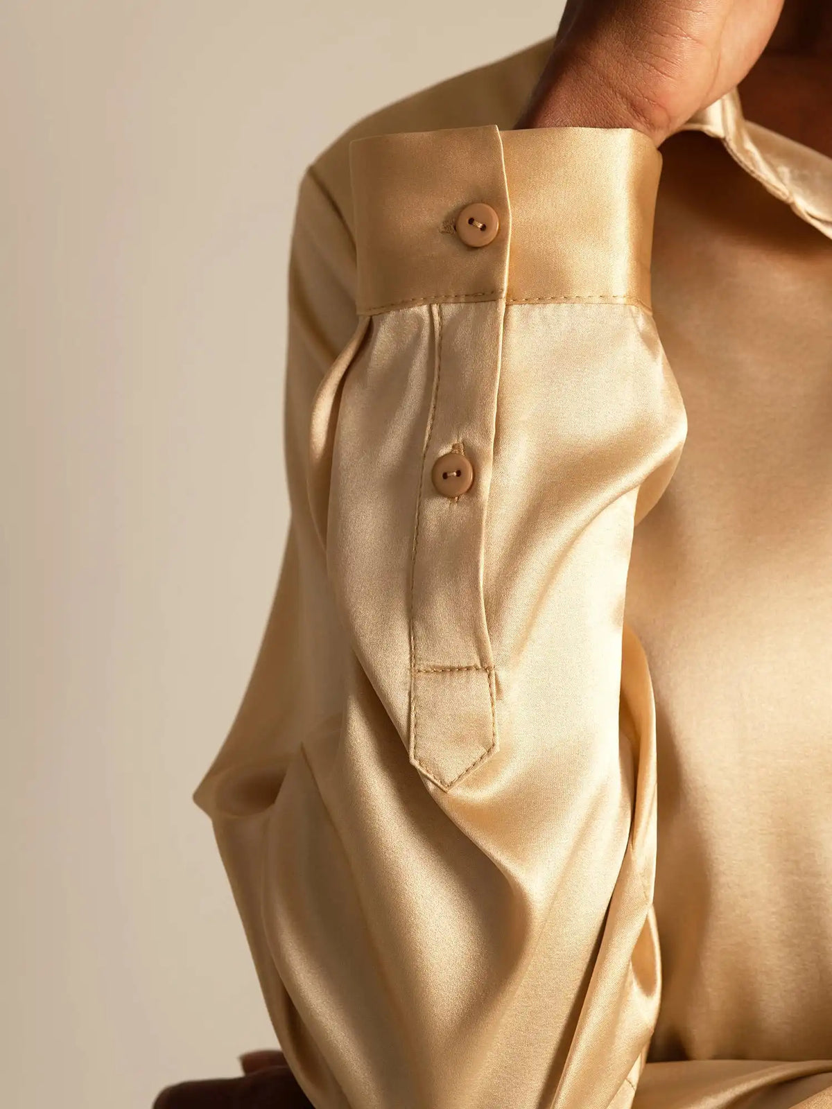 Clearance - 19Momme Silk Long Sleeve Lapel Collar Women's Shirt