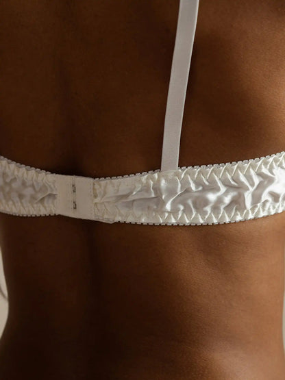 100% Mulberry Silk Classic Full Bra with Adjustable Straps