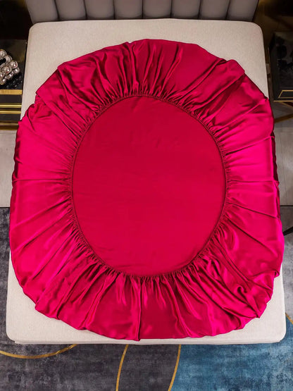 25Momme Mulberry Silk Seamless Fitted Sheet